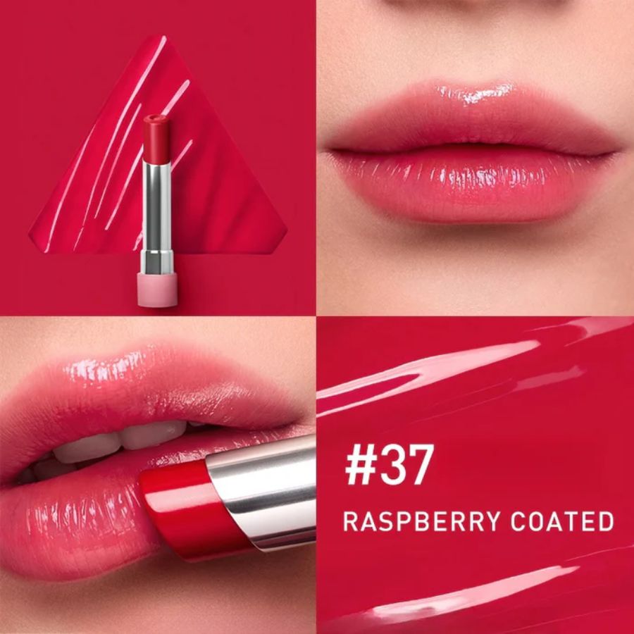 Son Dưỡng 3CE Glazy Lip Glow - 37 Raspberry Coated