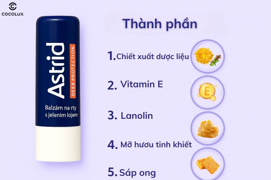 Son dưỡng mỡ hươu, b&iacute; quyết dưỡng ẩm s&acirc;u v&agrave; phục hồi m&ocirc;i nứt nẻ hiệu quả