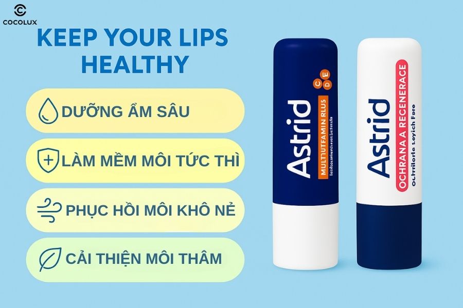 Son dưỡng mỡ hươu gi&uacute;p cấp ẩm s&acirc;u, phục hồi m&ocirc;i nứt nẻ v&agrave; cải thiện m&ocirc;i th&acirc;m&nbsp;