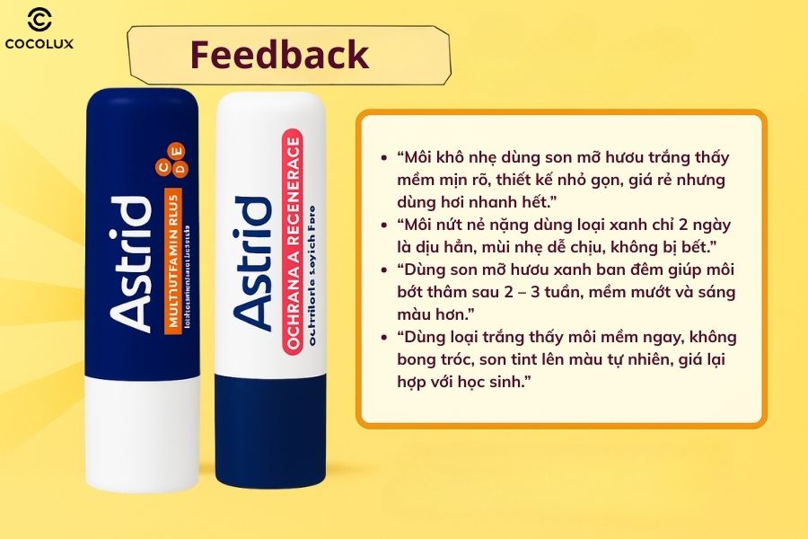 Người d&ugrave;ng đ&aacute;nh gi&aacute; cao hiệu quả dưỡng ẩm, l&agrave;m mềm v&agrave; cải thiện m&ocirc;i th&acirc;m