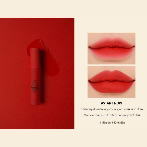 Son Kem 3CE Blurring Liquid Lip - Start Now