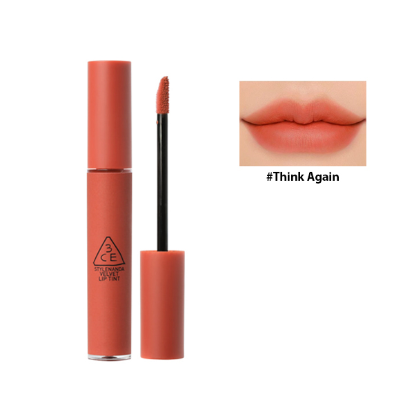 Son Kem 3CE Velvet Lip Tint Dạng Lì Lên Màu Chuẩn 4g - Màu: Think Again