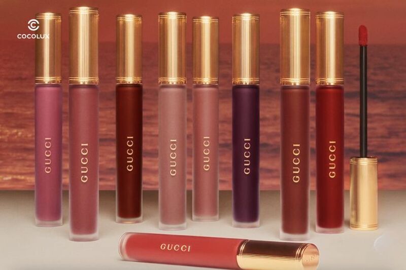 Thiết kế bao bì của Son Kem Gucci Rouge Liquid Matte Lip Colour