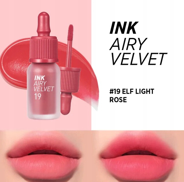 Son Kem Peripera Ink Airy Velvet - 19 Elf Light Rose