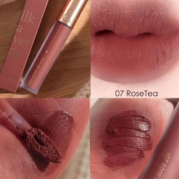 Son Kem Romand Milk Tea Velvet Tint #07 Rose Tea