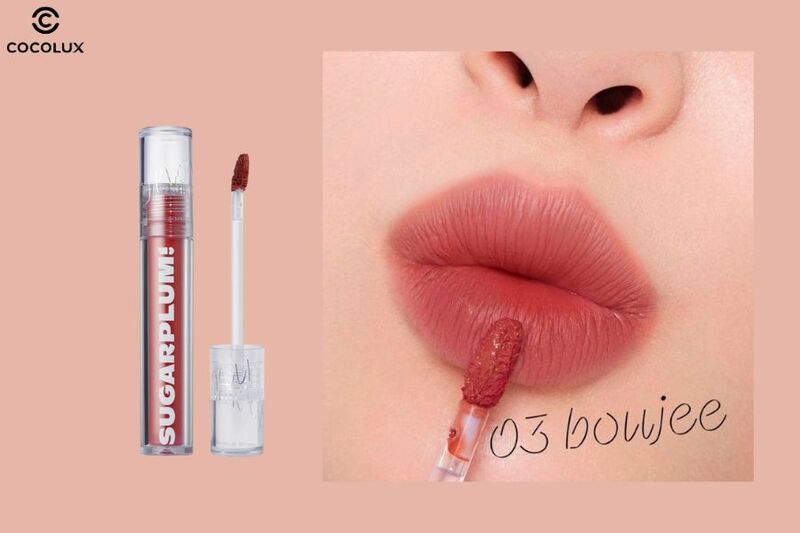 Son kem Sugarplum MistyNow Blurring Tint 03 Boujee - Hồng Đất