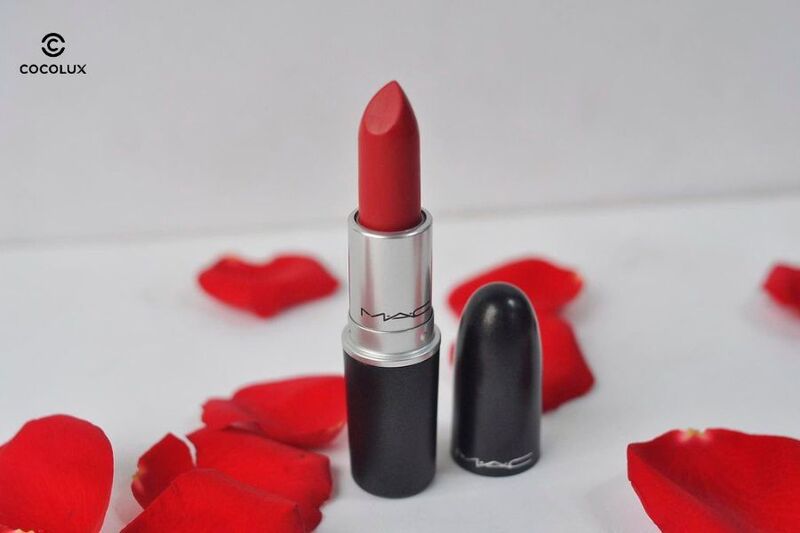 Thiết kế bao b&igrave; của Son Mac Ruby Woo