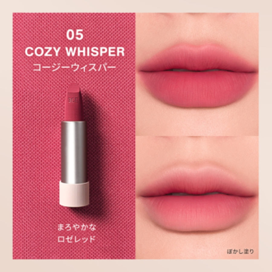 Mô tả Son Thỏi 3CE Cashmere Hug Lipstick #05 Cozy Whisper