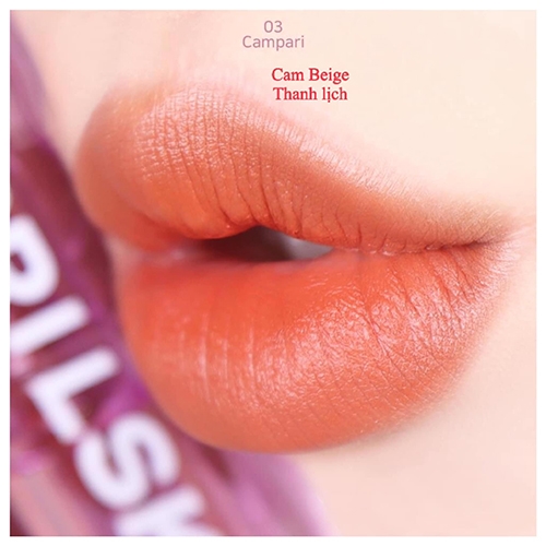 Son Thỏi Aprilkin Ultra Real Matte Lipstick 03 Campari