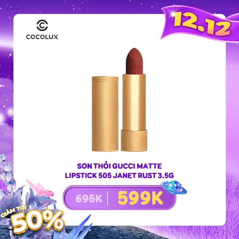 Son Thỏi Gucci Matte Lipstick 505 Janet Rust 3.5g