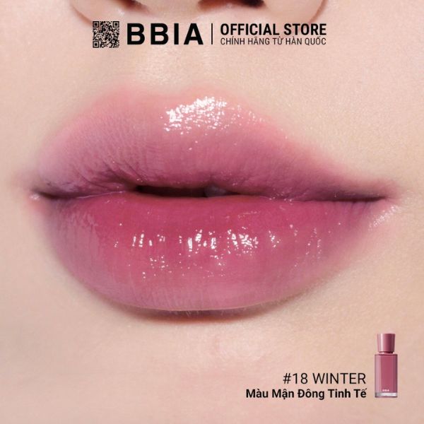 Son Tint Bóng Bbia Glow Tint MLBB Edition 18 Winter