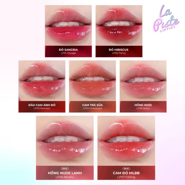 Son Tint Bóng Dearmay La Piste Lip Tint LP06 - Blissfull