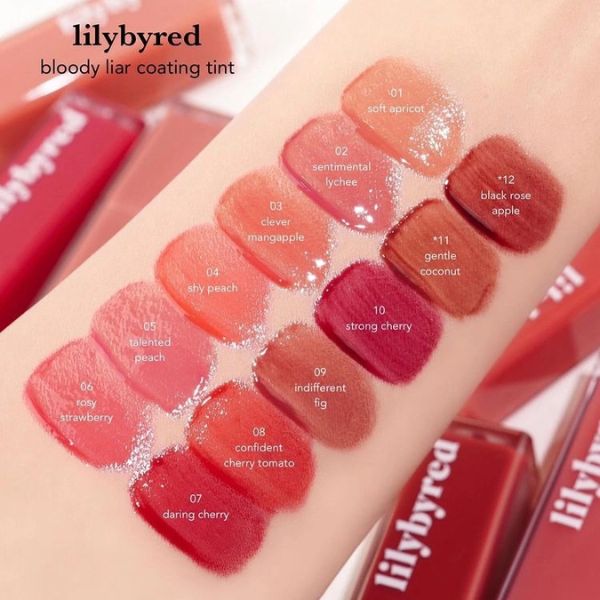 Son Tint Bóng Lilybyred Bloody Liar Coating Tint #02