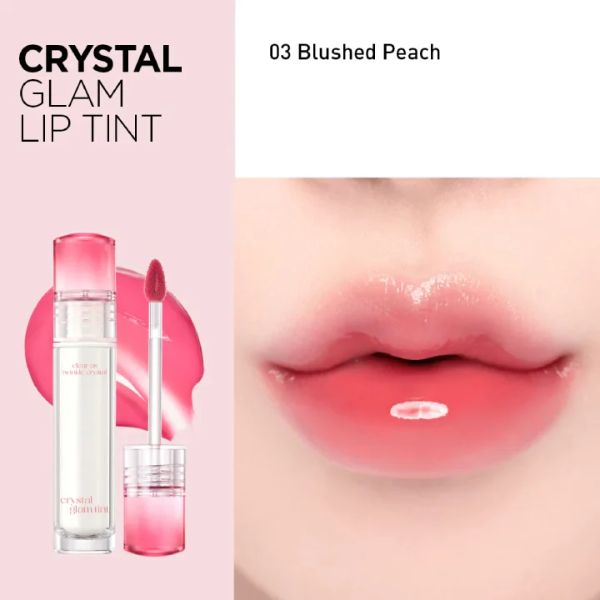 Son Tint CLIO Crystal Glam Tint - 003 Blushed peach