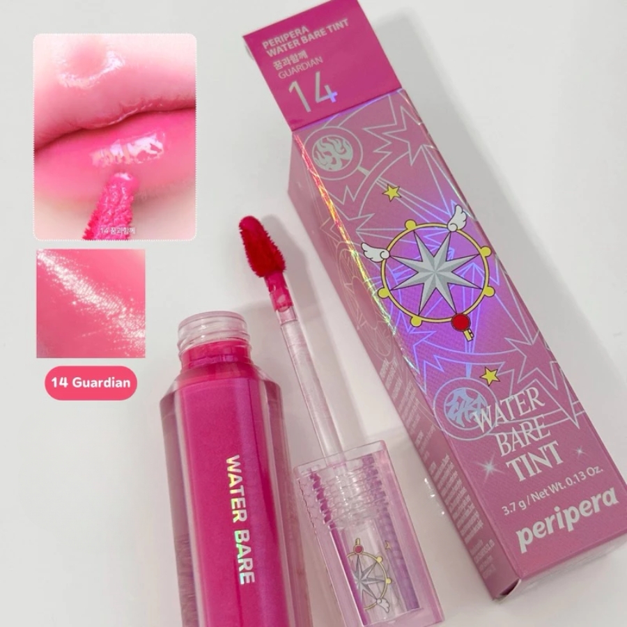 Son Tint Peripera Water Bare Tint 3.7g Màu 14 Guardian (Cherry Ver)