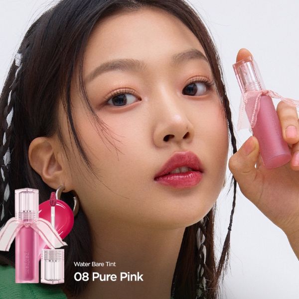 Son Tint Peripera Water Bare Tint Màu 08 Pure Pink ( Peritage)