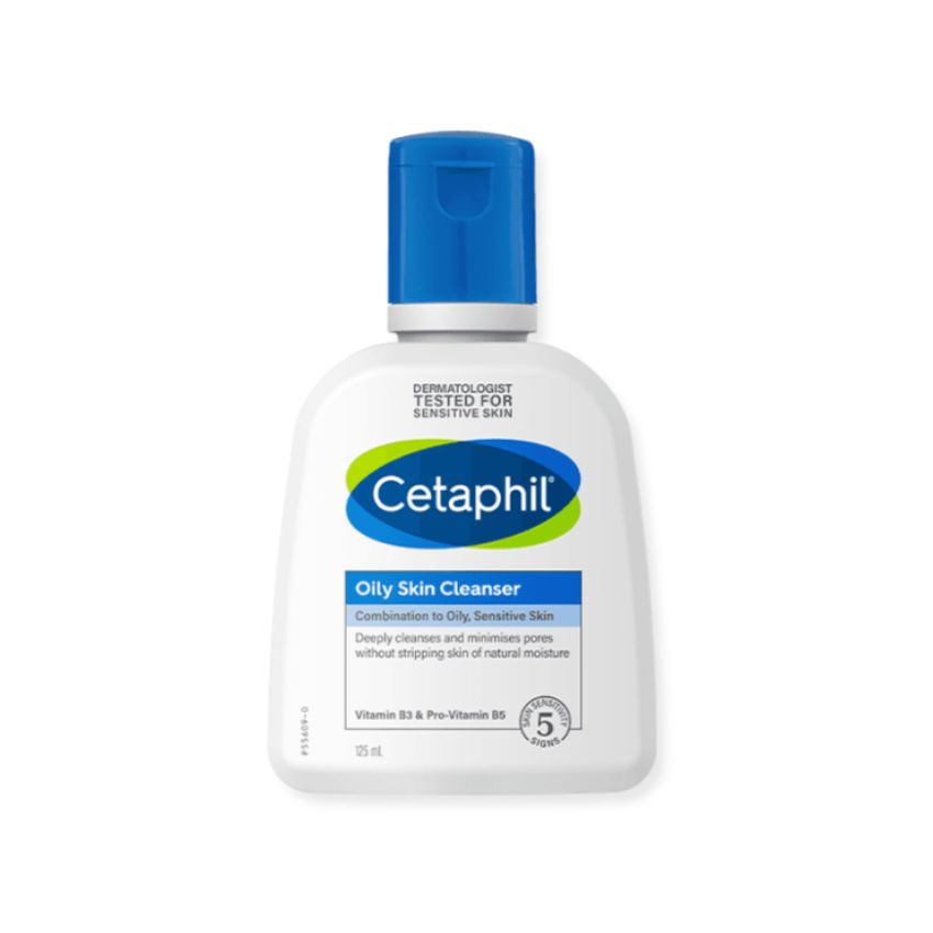 Sữa rửa mặt Cetaphil Oily Skin Cleanser dịu lành cho da dầu nhạy cảm 125ml