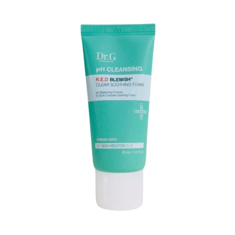 Sữa rửa mặt Dr.G pH Cleansing R.E.D Blemish Clear Soothing 30ml
