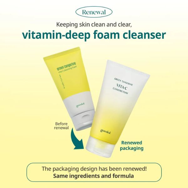 Sữa Rửa Mặt Goodal Green Tangerine Vita C Cleansing Foam 150ml