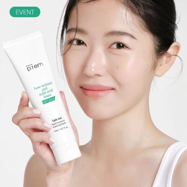 Sữa Rửa Mặt Make P:rem Safe Me Relief Moisture Cleansing Foam 100ml
