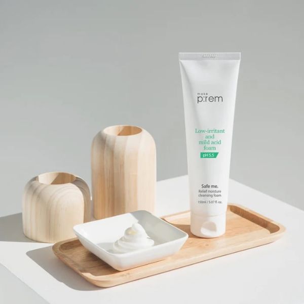 Sữa Rửa Mặt Make P:rem Safe Me Relief Moisture Cleansing Foam 100ml