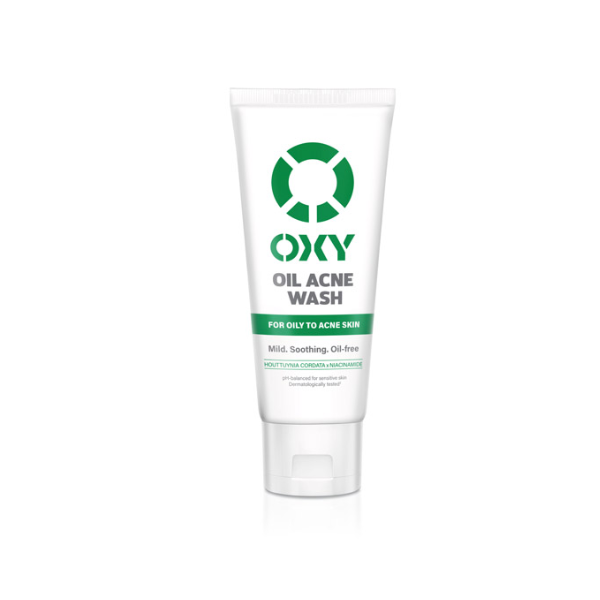 Sữa Rửa Mặt Oxy Oil Acne Wash Cho Da Dầu Mụn Nhạy Cảm 100g