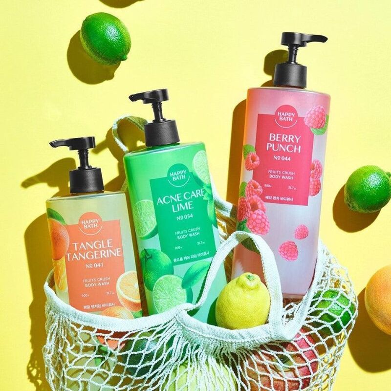 Sữa Tắm Happy Bath Acne Care Lime 900g - Chanh