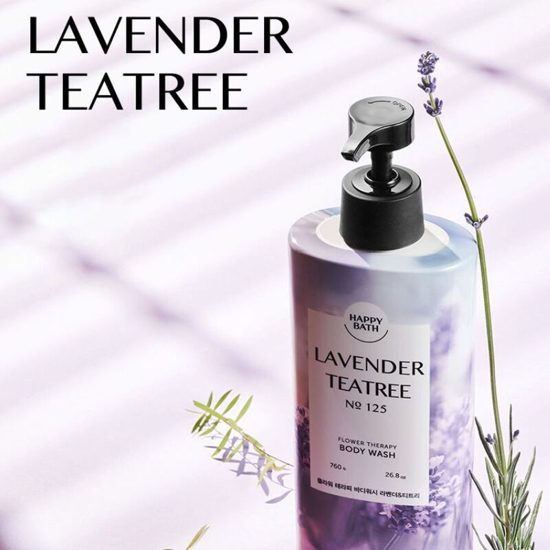 Sữa Tắm Happy Bath Lavender Teatree 760g - Lavender