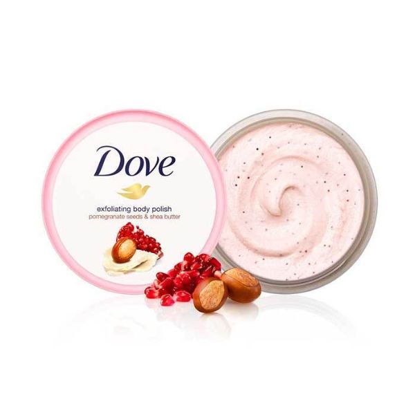 Tẩy Tế Bào Chết Body Dove Exfoliating Body Polish Pomegranate Seeds & Shea Butter 298g
