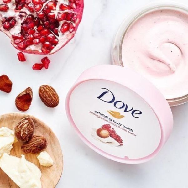 Tẩy Tế Bào Chết Body Dove Exfoliating Body Polish Pomegranate Seeds & Shea Butter 298g