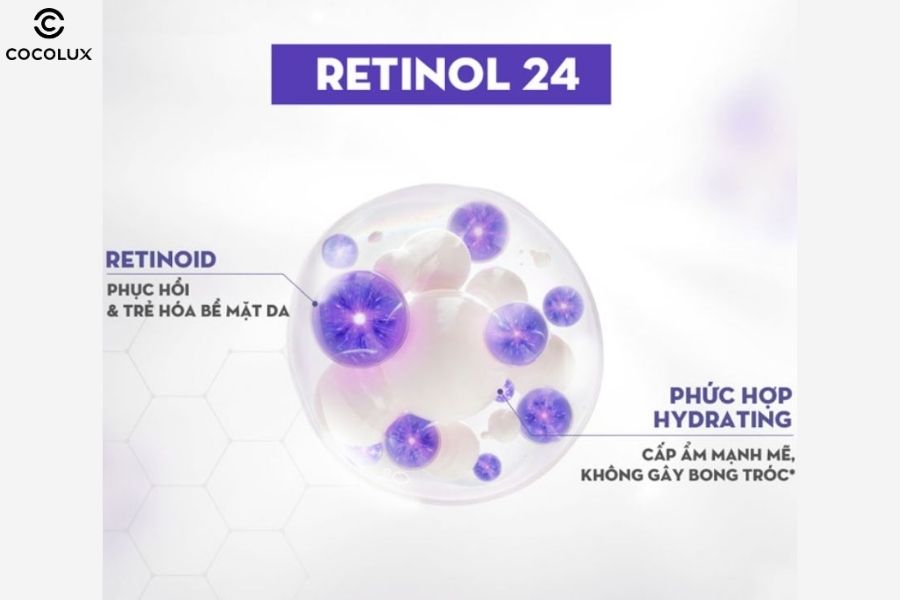 Thành phần của kem dưỡng Olay Retinol 24