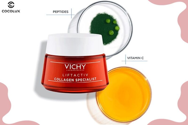 Thành phần chính của kem dưỡng Vichy Liftactiv Collagen Specialist cải thiện lão hóa