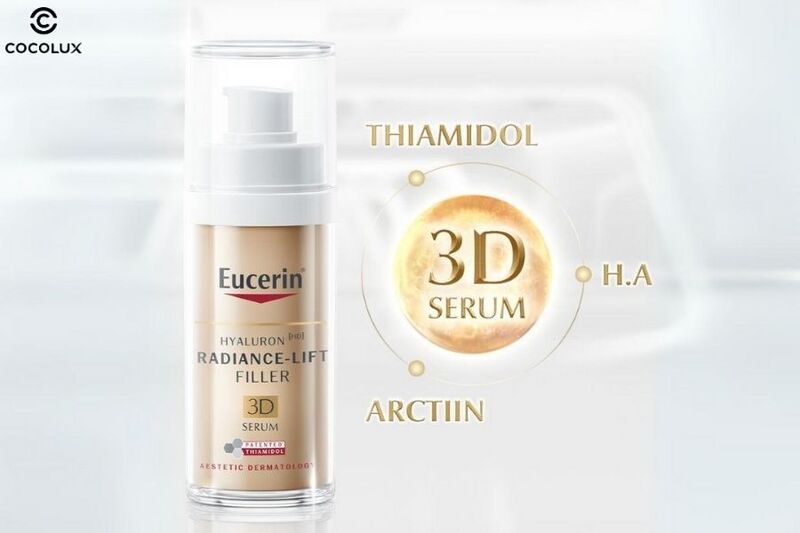 Th&agrave;nh phần ch&iacute;nh của Serum Eucerin Hyaluron Radiance Lift Filler 3D