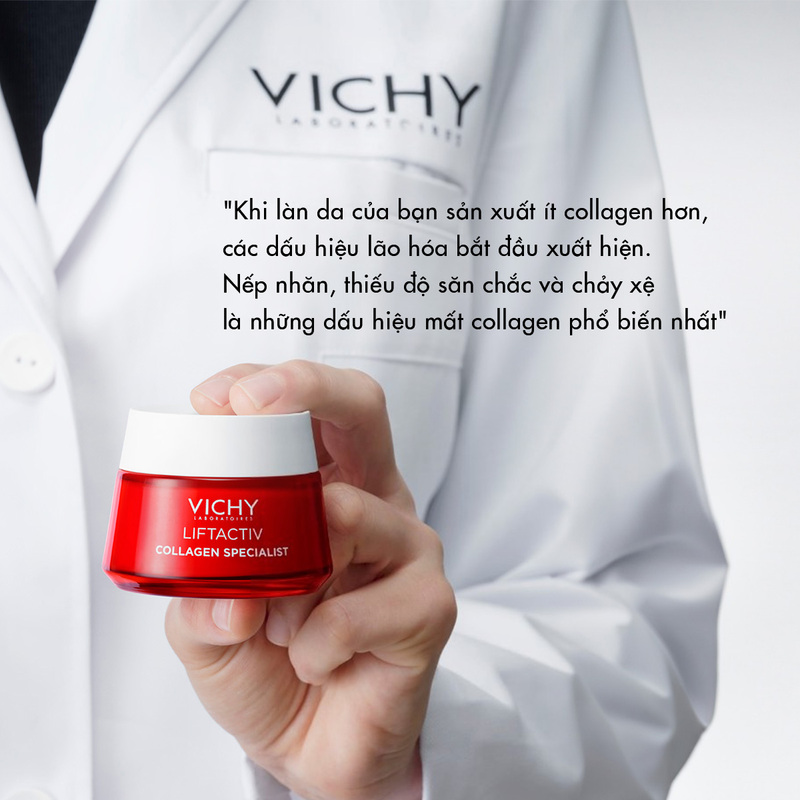 Kem Dưỡng Vichy Liftactiv Collagen Specialist Cải Thiện Lão Hóa