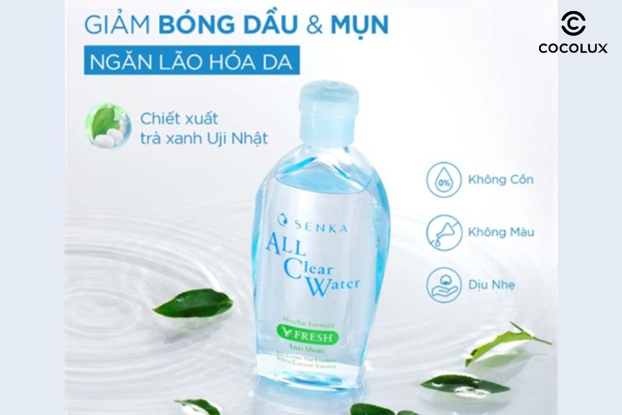 Thành phần nước tẩy trang Senka All Clear Water - Fresh