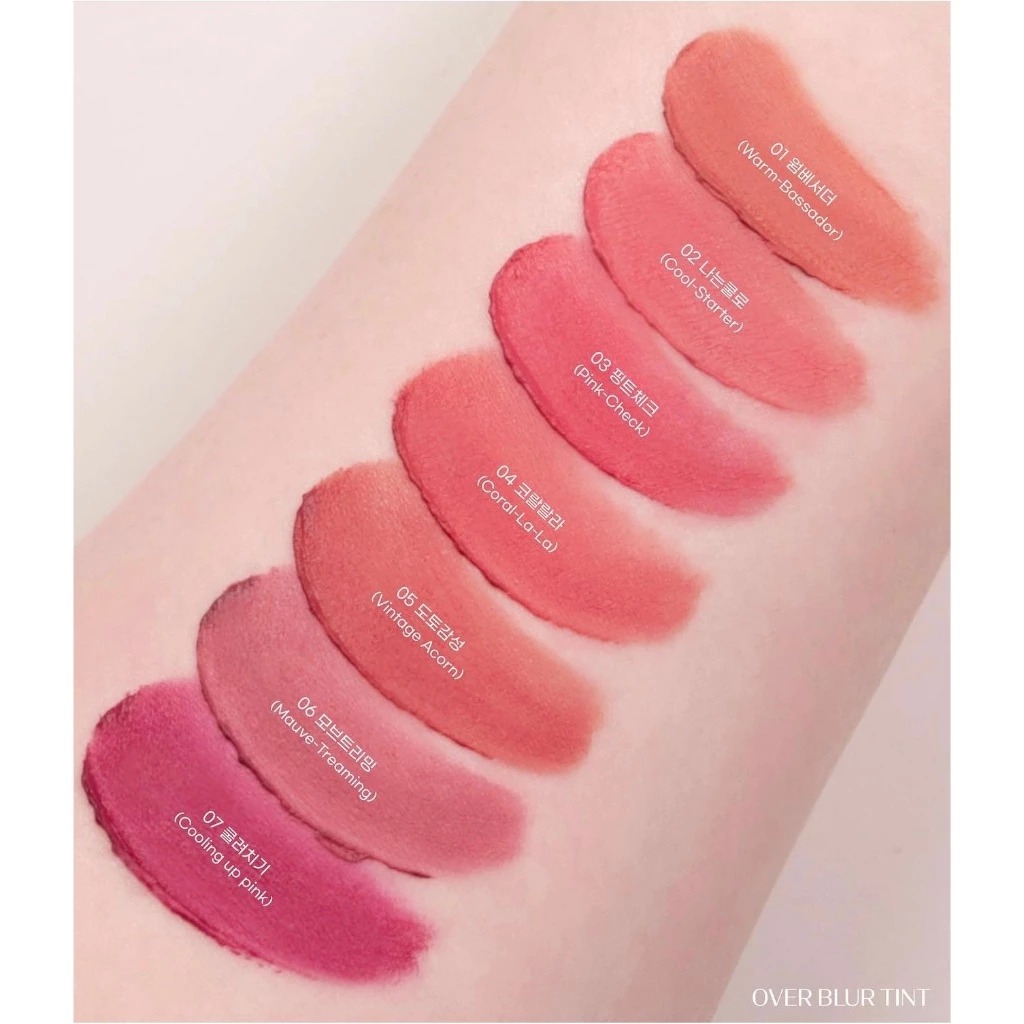 Thành phần của Son Kem Peripera Over Blur Tint