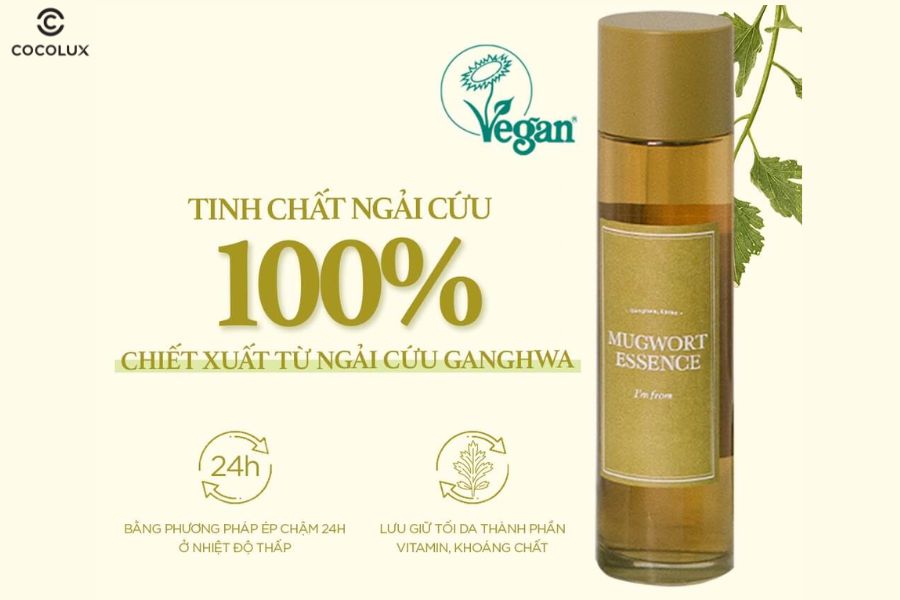 Th&agrave;nh phần tinh chất ngải cứu I'm From Mugwort Essence