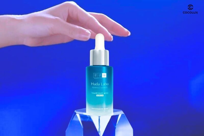 Thiết kế bao bì của Serum Hada Labo Dưỡng Sáng Da Tối Ưu 30ml