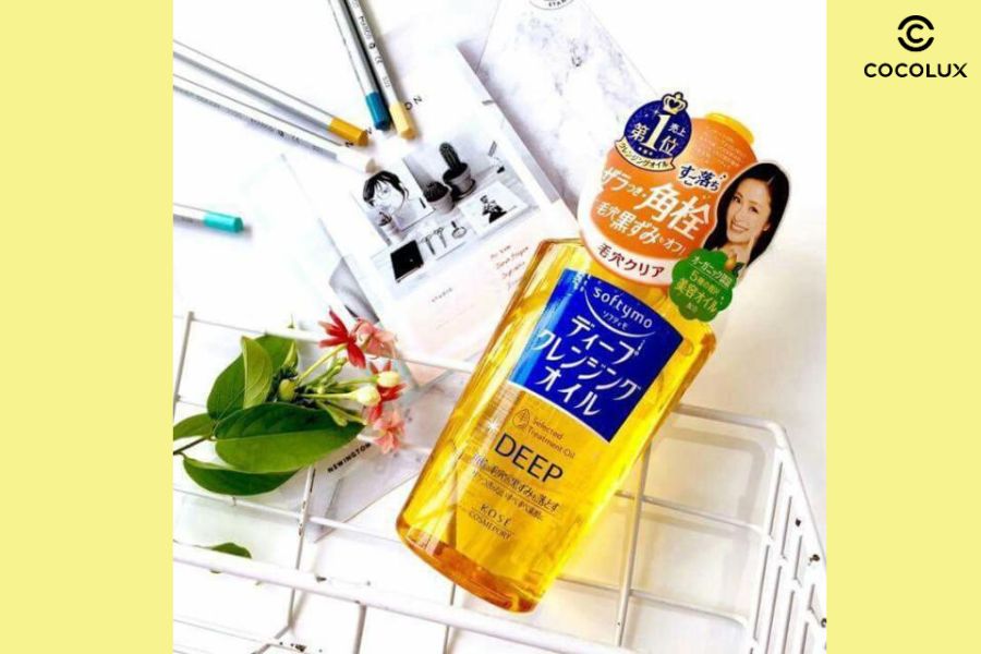 Thiết kế bao bì của Dầu tẩy trang Kosé Softymo Deep Cleansing Oil