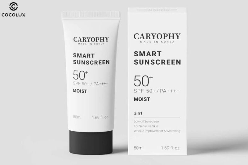 Thiết kế của kem chống nắng Caryophy Smart Sunscreen Moist dưỡng ẩm