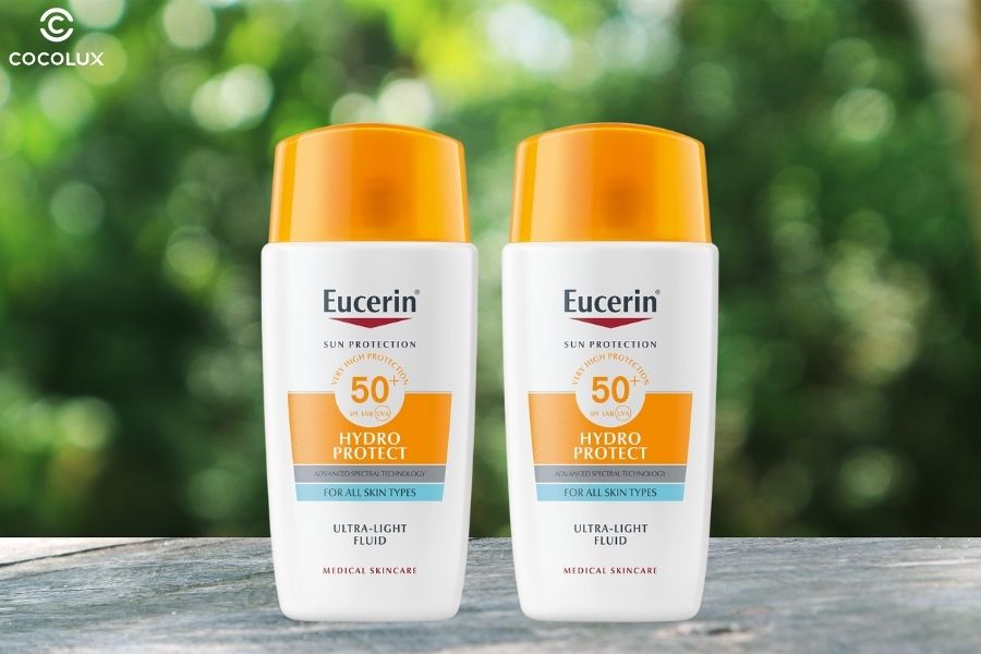 Thiết kế hiện đại, tinh tế của kem chống nắng Eucerin Hydro Protect Ultra Light Fluid SPF 50+ 50ml
