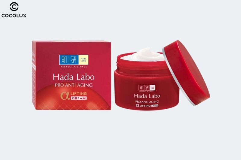 Thiết kế của kem dưỡng Hada Labo Pro Anti Aging chống lão hóa 50g