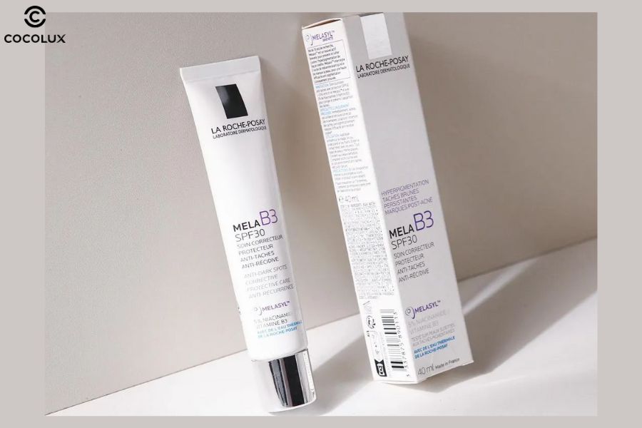 Thiết kế của kem dưỡng La Roche-Posay Mela B3