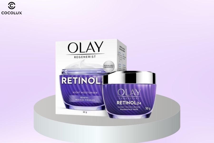 Thiết kế của kem dưỡng Olay Retinol 24