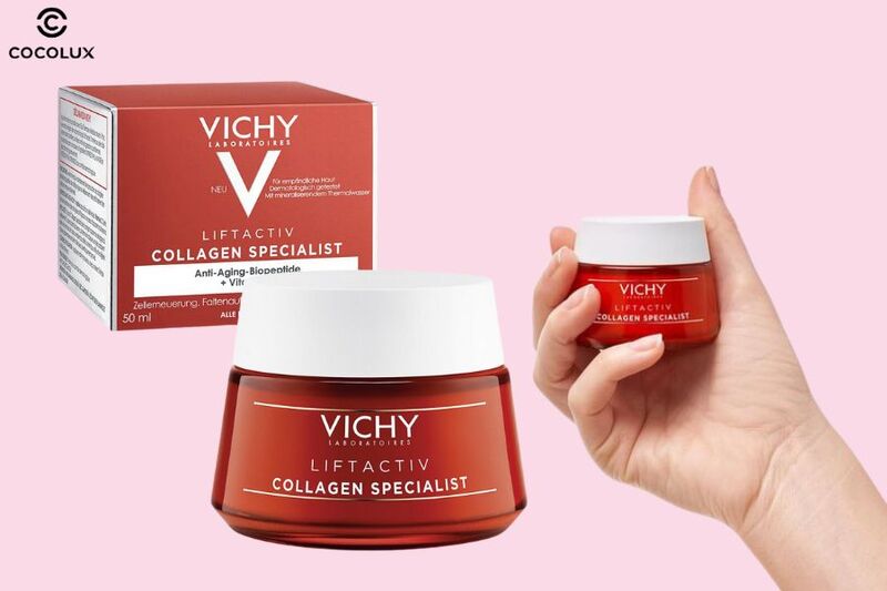 Thiết kế của kem dưỡng Vichy Liftactiv Collagen Specialist cải thiện lão hóa