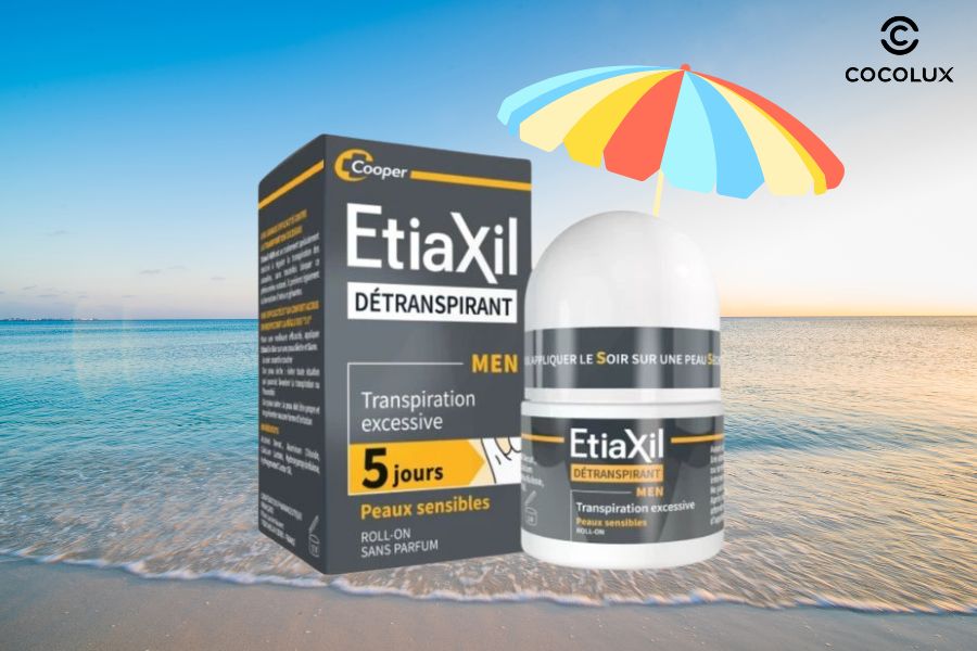 Thiết kế bao bì lăn khử mùi EtiaXil Detranspirant Transpiration Excessive Peaux Sensible - MEN