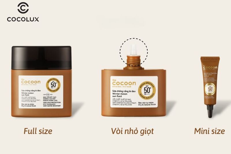 Thiết kế bao b&igrave; sản phẩm fullsize v&agrave; minisize