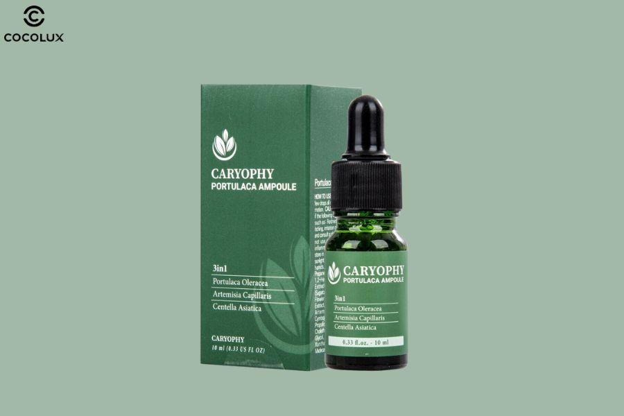 Thiết kế của tinh chất Caryophy Portulaca Ampoule 3in1