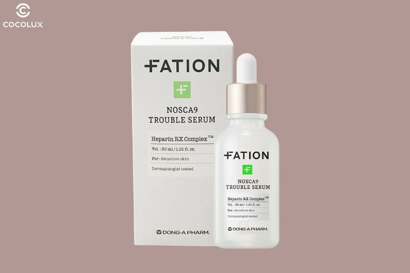 Thiết kế của Tinh Chất Fation Nosca9 Trouble Serum Làm Dịu Da 30ml