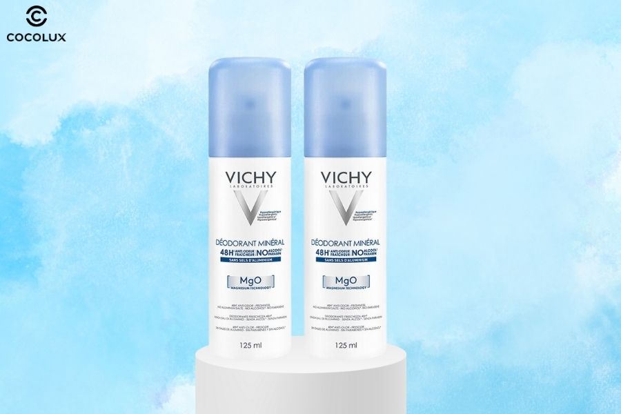 Thiết kế của xịt khử mùi Vichy